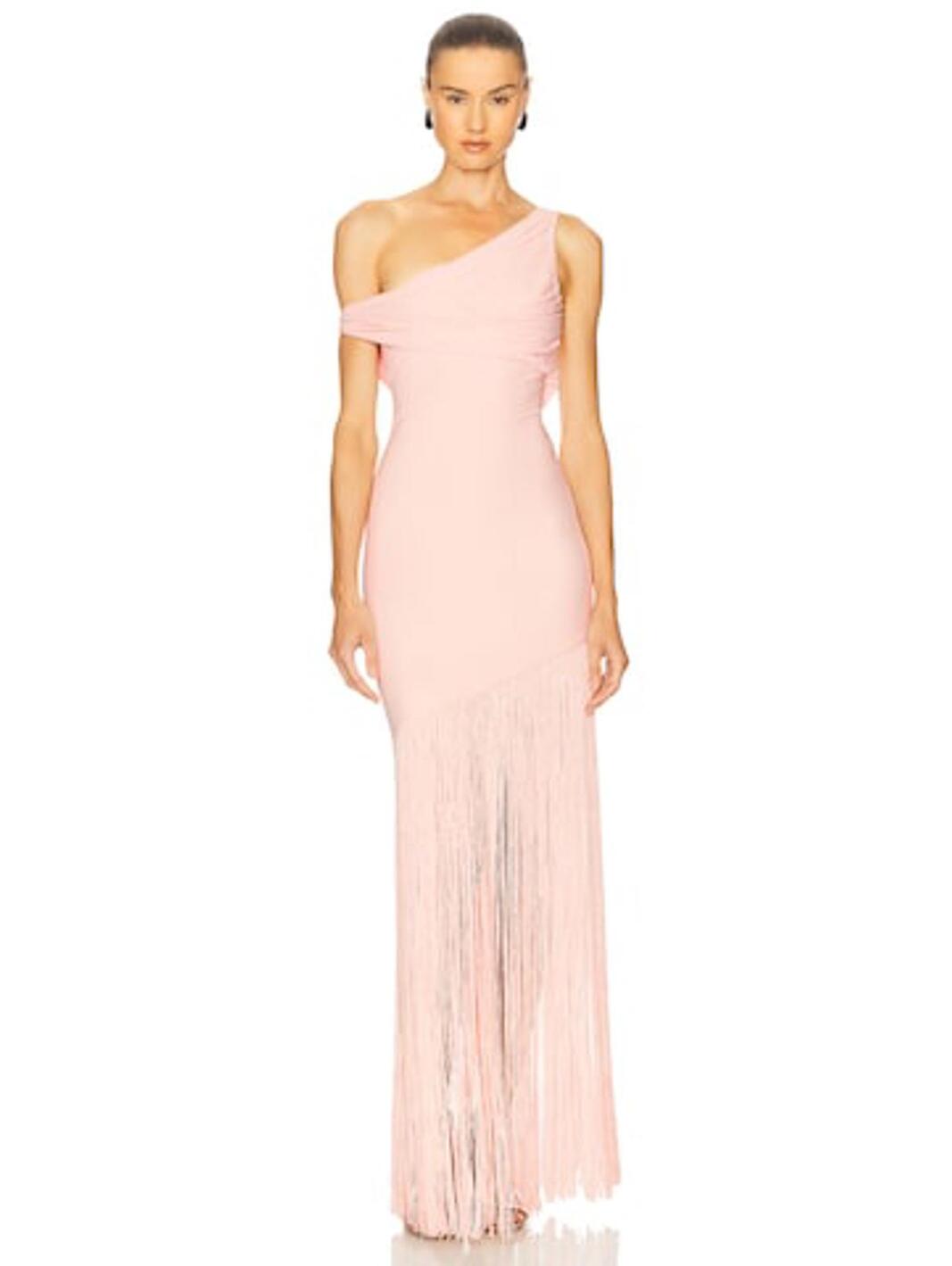 Deme By Gabriella Praia Dress In Baby Pink